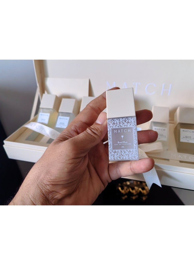 Match Perfume - Musk Collection 9*20ML for each (Musk Dvine,Musk Lorenzo ,Musk Number 5, Musk Greece, Birdal Musk ,Musk Lina,Musk Pora,Musk Rouge,Musk Scand) - Image 2