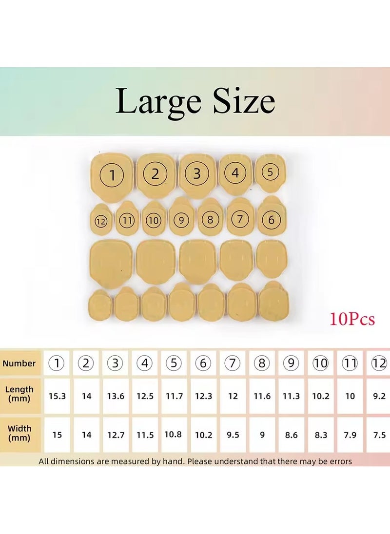 Goolsky 480Pcs Clear Double-Sided Self Adhesive Nail Jelly Stickers Waterproof Sticky Tabs for Nails Press on Jelly Glue Manicure Tools  - Image 2