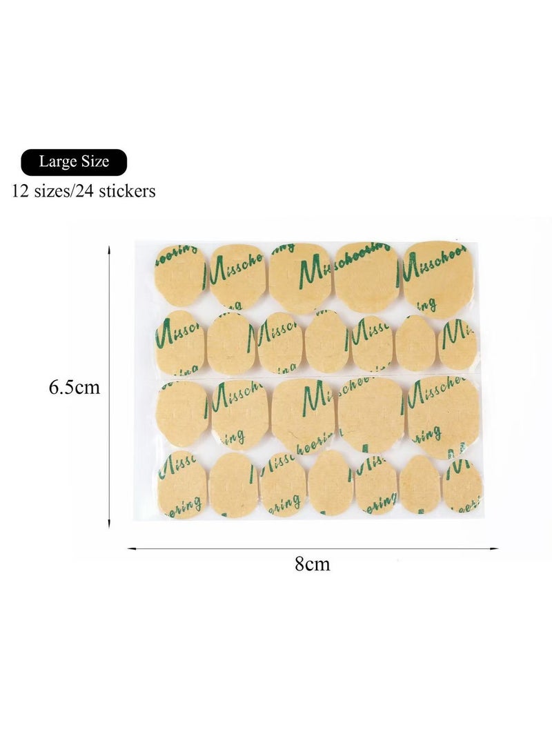Goolsky 480Pcs Clear Double-Sided Self Adhesive Nail Jelly Stickers Waterproof Sticky Tabs for Nails Press on Jelly Glue Manicure Tools  - Image 1