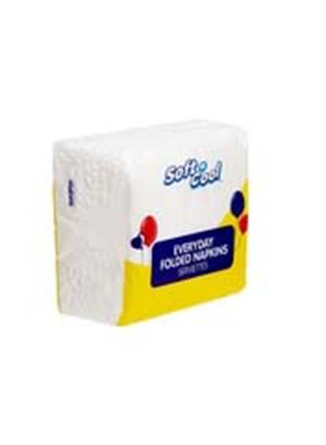 Hotpack مناديل ورقية هوت باك - 30 × 30 سم - 100 قطعة، بيضاء - Image 2