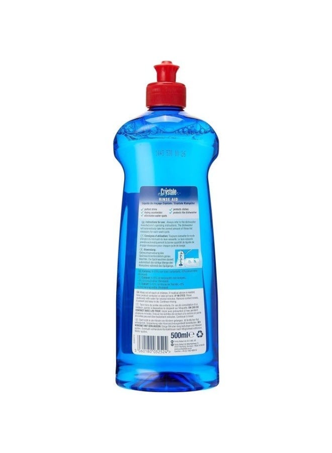 Crystale Dishwasher Rinse Aid for Crystal Shine - 500 ml Suitable for All Dishwashers - Image 4