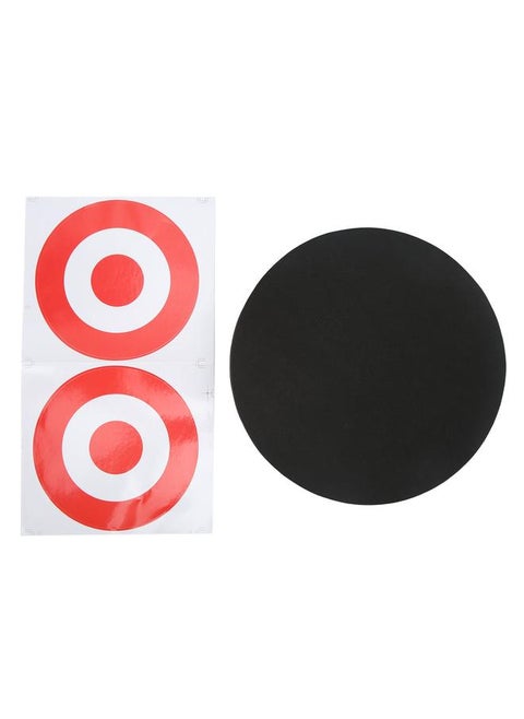 EVA Foam Round Moving Archery Target Bow Arrows Shooting Practice Board for Indoor and Outdoor Black