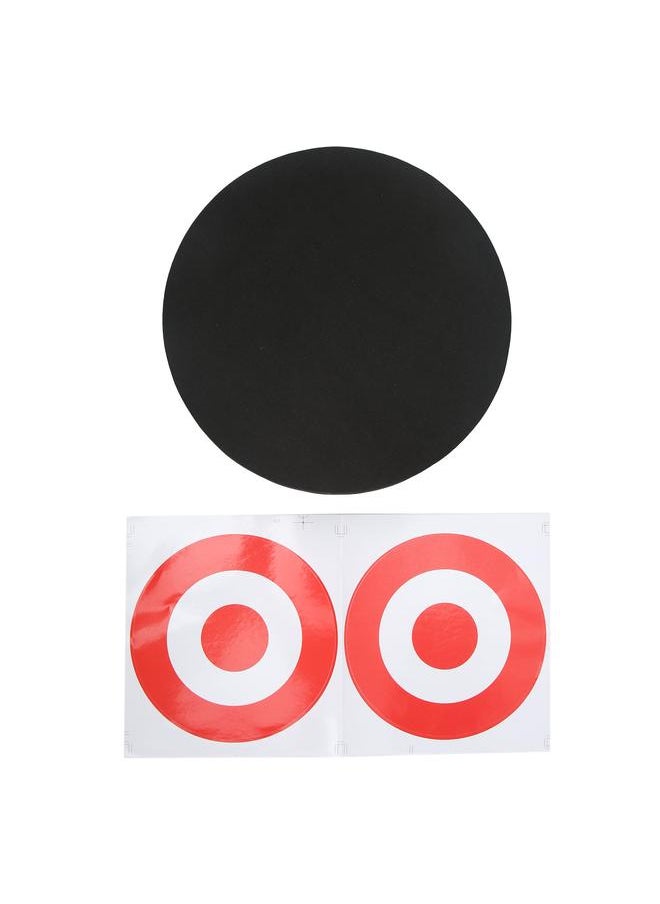 Thoraya EVA Foam Round Moving Archery Target Bow Arrows Shooting Practice Board for Indoor and Outdoor Black  - Image 4