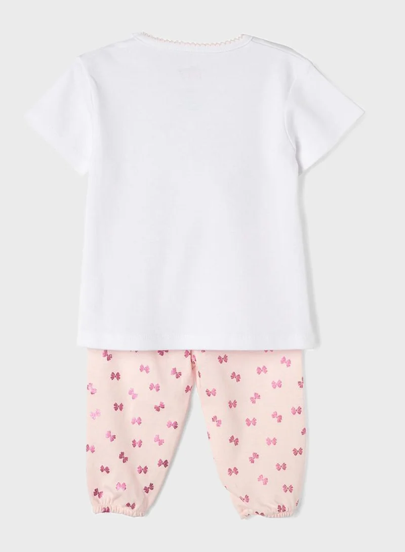 Zippy Infant Graphic T-Shirt + Long Pyjama Set