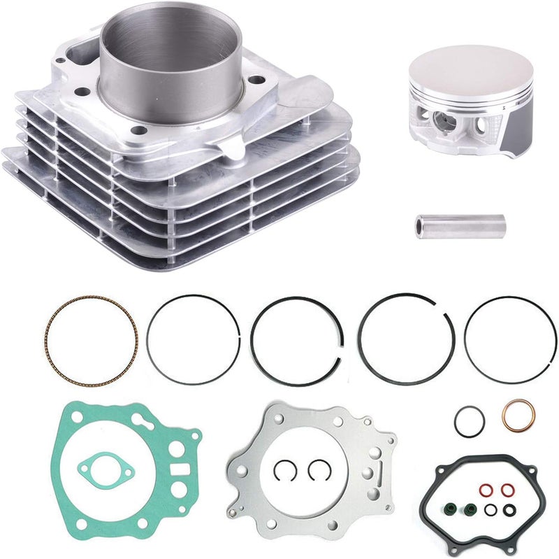 Mallofusa Lower Cylinder Piston Gasket Top End Rebuild Kit for 1998-2004 Honda Foreman 450 - Image 1
