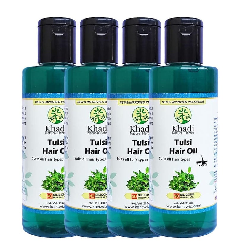 Khadi Natural Herbal Khadi Tulsi hair oil 840ml - Image 1