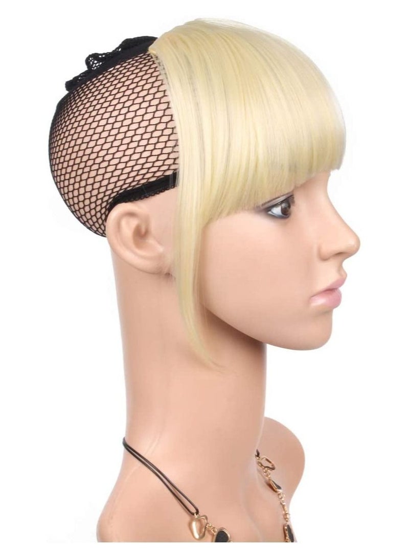 إستيل الانفجارات كليب في وصلات الشعر الجبهة أنيق بانغ هامش قطعة واحدة 15 سنتيمتر قصيرة مستقيم هيربيسي للنساء التبييض شقراء 18/613 - Image 3