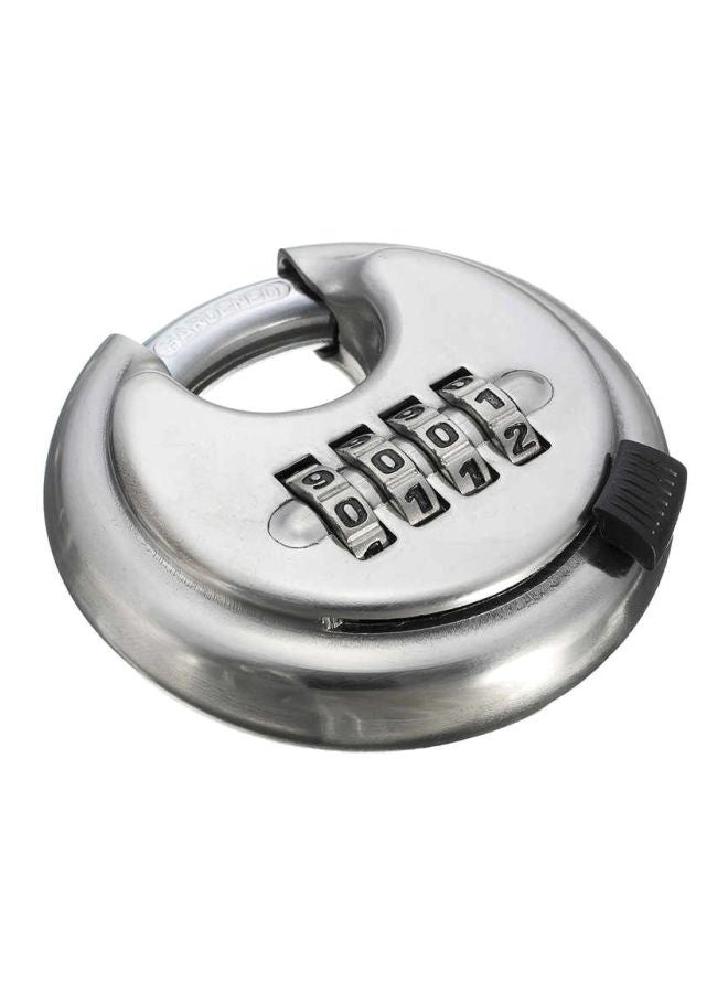 homeworks Disc 4-Digit Combination Lock Silver 17x70mm - Image 3