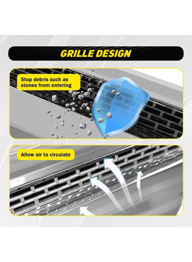 DEWHONETE Front Upper Hood Bulge Molding Compatible with 2014-2021 Toyota Tundra, Replacement for TO1231102 Hood Scoop Grille Trim Hood Molding Sliver - Image 3