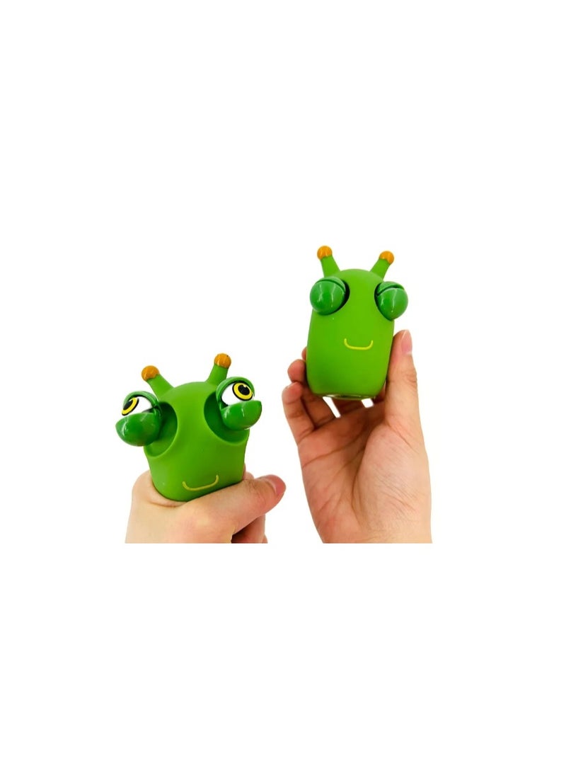 Funny Eyeball Burst Squeeze Toy Green Eye Caterpillar Pinch Toys - Image 5