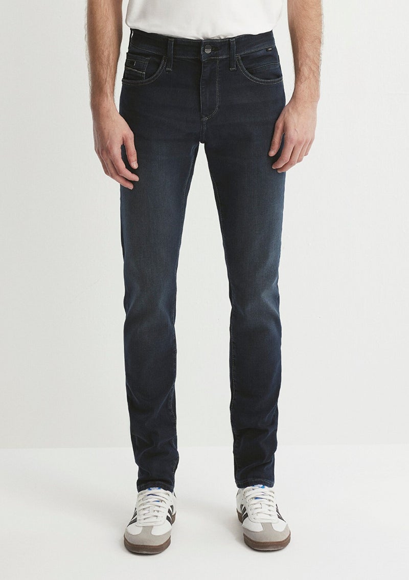 MAVI Blue Men's James Hazy Ink Blue Jet Black Jeans 0042426976  - Image 3
