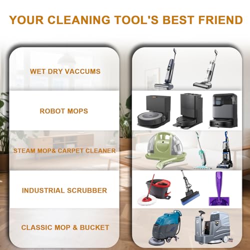 beaufan 200X Concentrated Floor Cleaning Solution for All Robot Vacuum and Mop, Wet Dry Vacuums Compatible with Eufy, Roborock, Roomba, Tineco, Bissell, Shark, 29.76 fl oz 47 Gallon Cleaner (Orange Scent) - Image 5