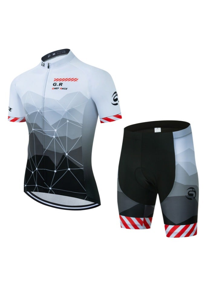 KUYING Summer Short Sleeved Cycling Suit Set  - Image 1