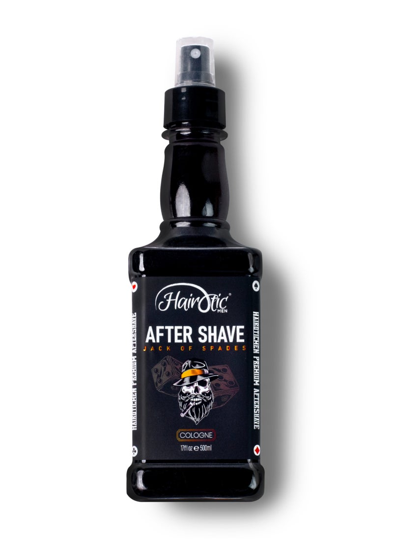 hairoticmen Premium After Shave Cologne 500ml - Jack of Spades 