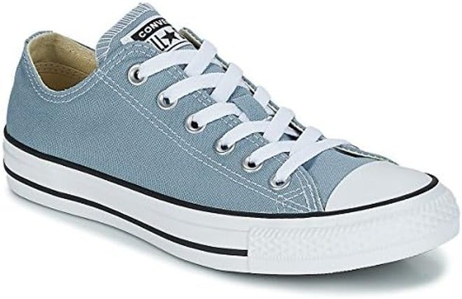 Converse Women's Chuck Taylor All Star Dainty Low Top Sneaker - Charcoal - Image 2