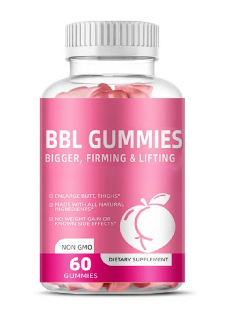 BBL BBL Body Curve Gummies, Women's Lift Gummies, Health Support Dietary Supplement 60 Gummies  - Image 1