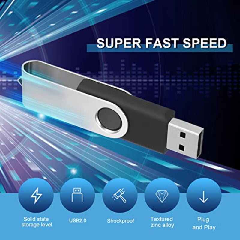محرك أقراص فلاش OTG USB 3.0 Type-C/Type-A سعة 2 تيرابايت للهواتف وأجهزة الكمبيوتر والأجهزة اللوحية؛ غلاف معدني، أسود؛ نقل سريع ومتين وقابل للترقية إلى 128 جيجابايت - Image 5