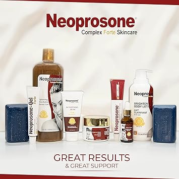 Neoprosone كريم نيبروسون لتفتيح البشرة 17 أونصة سائلة 50 مل للمناطق الحساسة الجسم الركب الإبطين المرفقين - Image 5