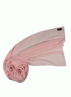 Perfectory PERFECTORY Women Lightweight Solid Chiffon Hijab Shawl Soft Premium Abaya Shawl Wrap Scarves, Long Bridal Hijab Scarf- Misty Rose  - Image 3