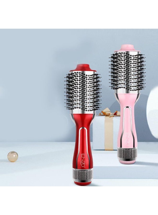 إنزو مجفف الشعر يجفف الشعر ويحافظ على رطوبته، ويقلل من وقت التصفيف. فرشاة EN-4115، للنساء والفتيات، بتصميم أنيق، سهلة الاستخدام في المنزل أو كمصففة شعر. أداء سريع لتصفيف الشعر الخفيف والمجعد. - Image 4