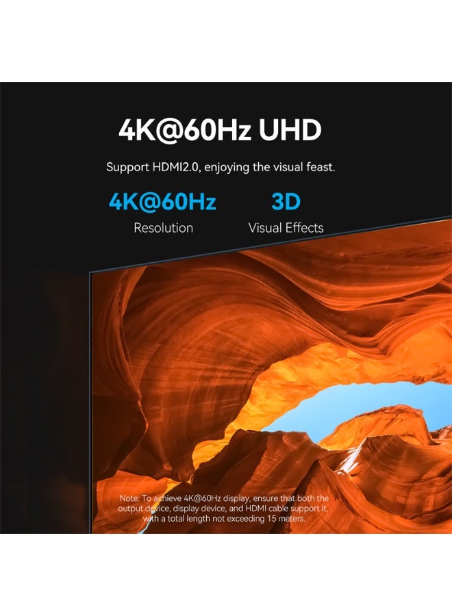 VENTION HDMI Female to Female Repeater Gray Aluminum Alloy Type - Image 4