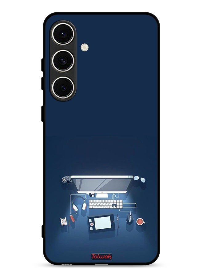 Tolwak Samsung Galaxy M56 5G Protective Case Cover Computer Desk Art - Image 1