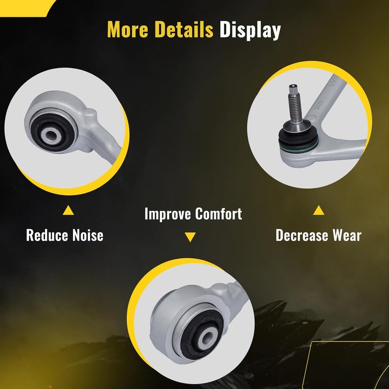 TUCAREST 2Pcs Front Upper Control Arm and Ball Joint Assembly for Ford Thunderbird and Lincoln LS - Image 4