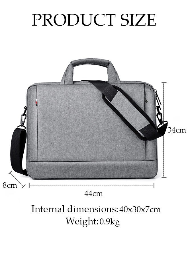 DUNISO 15 Inch Laptop Bag with Multi Compartment Lightweight Laptop Hand Bag Crossbody Bag Travel Business Briefcase Water-Resistant Dust-proof Shoulder Messenger Bag for Men and Women Work Office  - Image 2