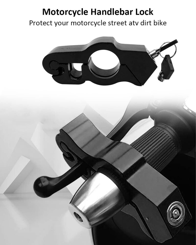 Nahntaipy Motorcycle Throttle Lock Universal Heavy Duty Motorcycle Grip Handlebar Lock Fit for Motorbike Sports Bikes Scooter Mopeds ATVs Black - Image 4