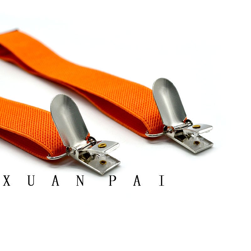 Spot Children 2.5Cm Fashion Y 3 Clip Elastic Strap Clip Men'S And Women'S Baby Suspenders - Image 5