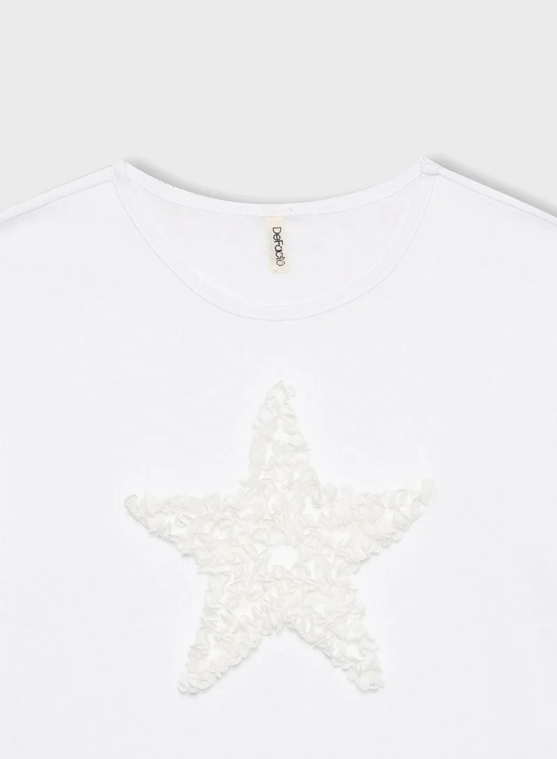 DeFacto Girl Relax Fit Short Sleeve Body