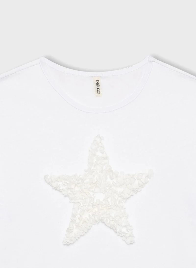 DeFacto Girl Relax Fit Short Sleeve Body
