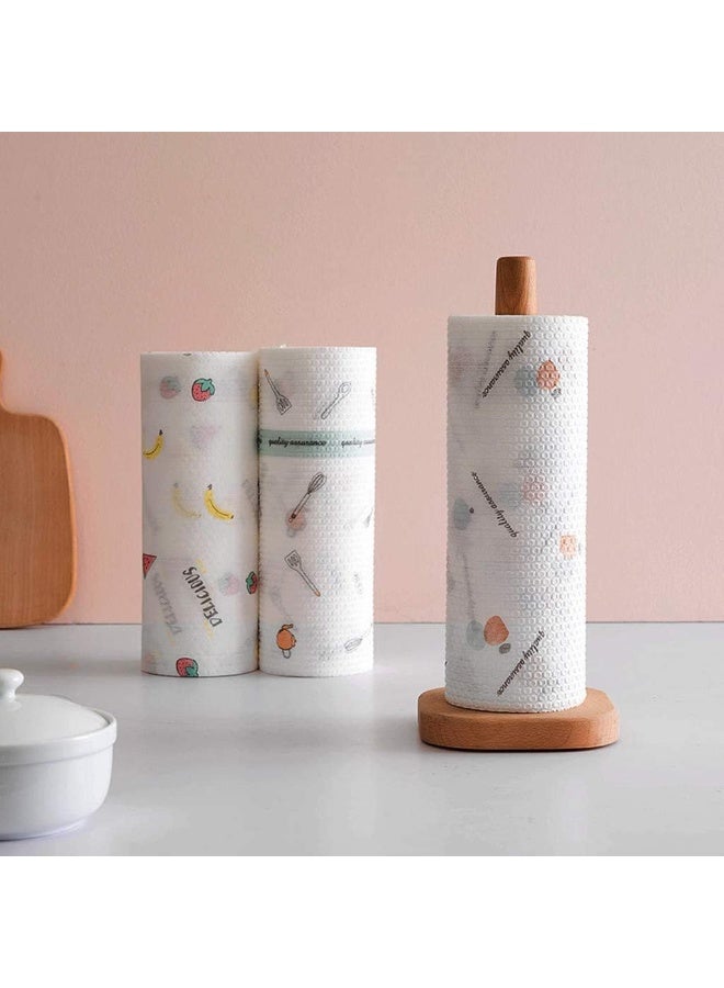 Generic Fruit-Printed Kitchen Paper Towels – 3 Strong & Absorbent Rolls, Size 25×25 cm  - Image 4