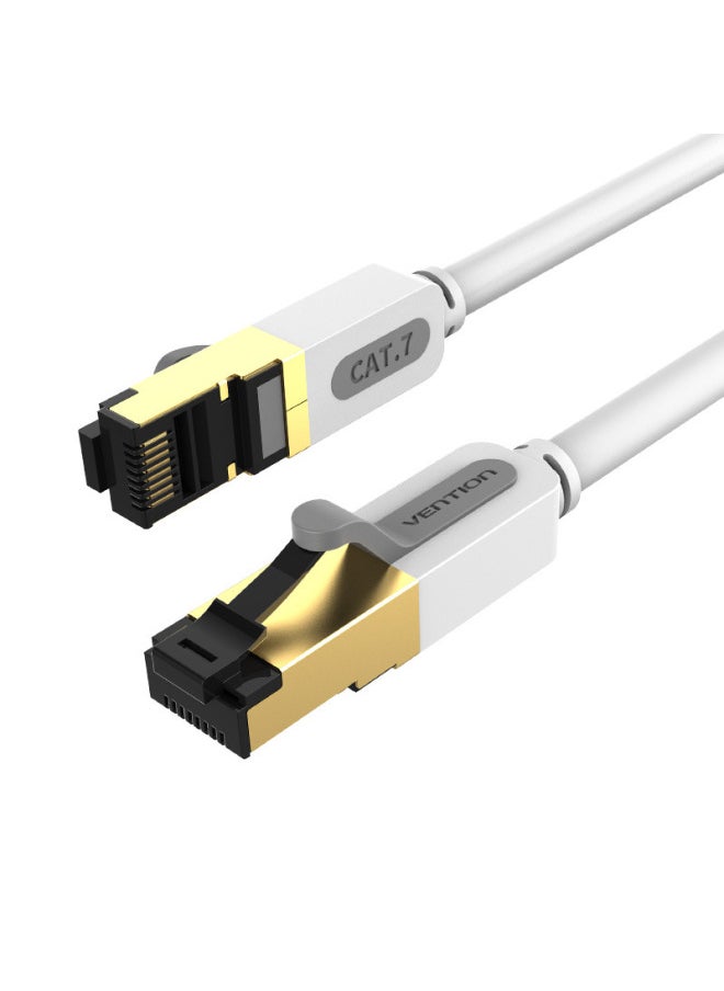 Generic Weixun Class 7 Network Cable 10 Gigabit CAT7 Class 7 Double Shielded Gigabit High Speed Optical Fiber Household Finished 8 Core 10 M 15 Super-Color:1 M  - Image 1