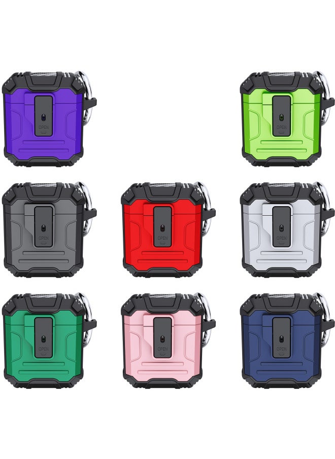 AirPods4/Pro2 Protective Case TPU Elastic Switch AirPods3 Protective Cover One Touch Switch Full Package Protection For Apple Compatible-Color:color-Applicable Model:Airpods 4 New