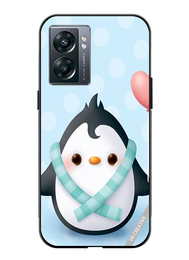 VR CREATIVE Protective Case Cover For Oppo A57 5G Baby Penguin Design Multicolour  - Image 1