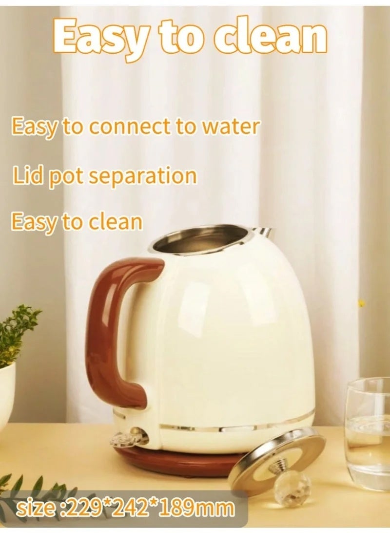 Kettle with Boil Dry Protection, Detachable Power Base, Auto Shut Off, Fast Boil & Easy to Clean and Ideal for Hot Water, Tea or Coffee 1.7L - Image 4