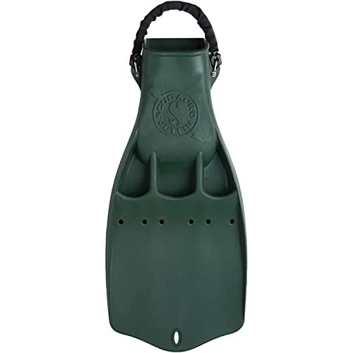 SCUBAPRO Jet Diving Fin with Spring Heel Strap Green Large - Image 1