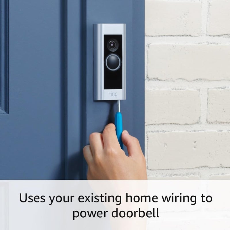 Ring Wired Doorbell Plus - Upgraded, with added security features and a sleek design (existing doorbell wiring required) - Image 4