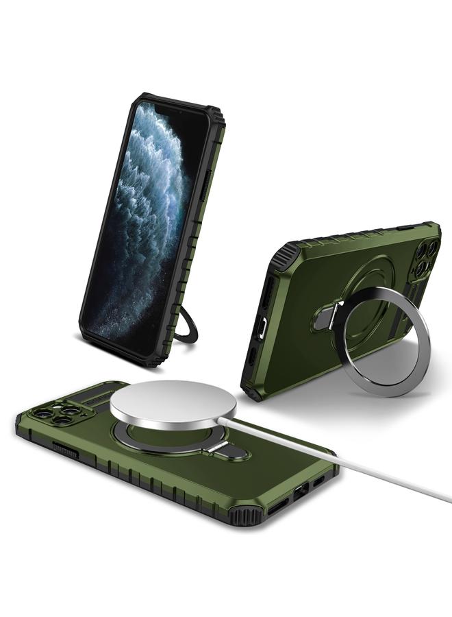 Zaboon Case For iPhone 11 Pro Max MagSafe Magnetic Holder Phone Case - Image 1