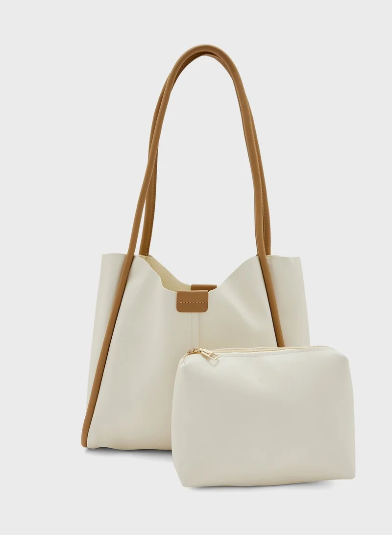 ELLA Minimalist Shoulder Tote Bag
