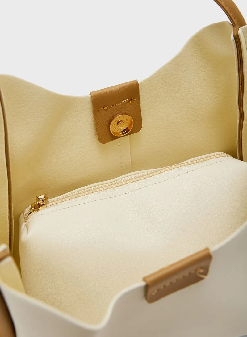 ELLA Minimalist Shoulder Tote Bag