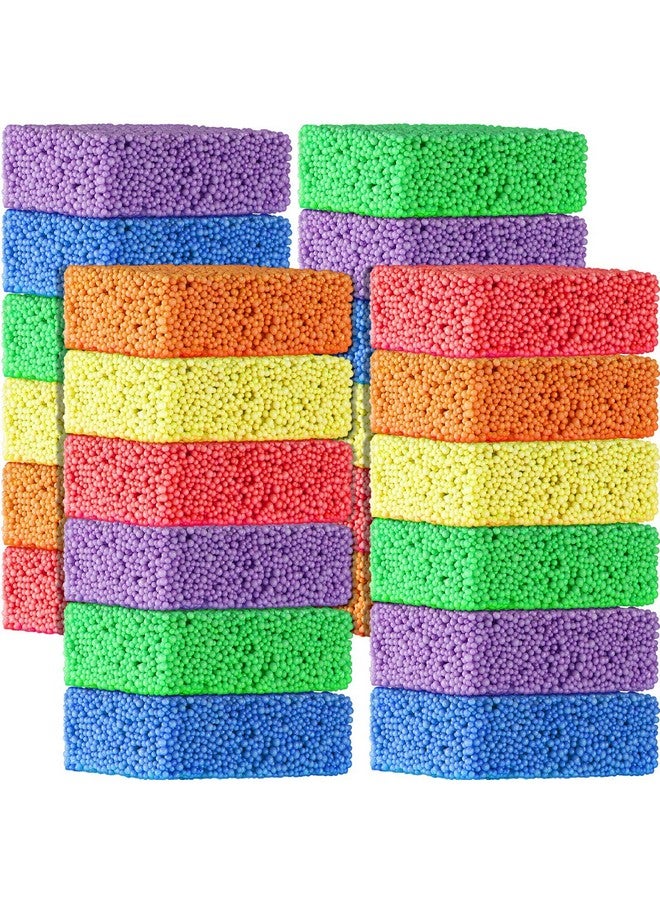 Shappy شابي 24 كتلة من طين الفوم للنمذجة للأطفال، خرز فوم تعليمي، ألعاب رياض الأطفال للأطفال لتطوير الإبداع، حرف فنية DIY، 6 ألوان - Image 1