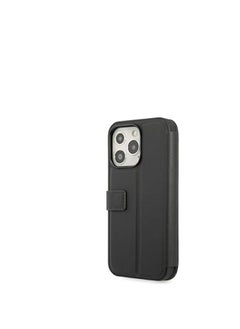 BMW Bmw Real Leather Booktype Case Hot Stamp And Metal Logo For Iphone 13 Pro (6.1 Inches) - Black  - Image 5