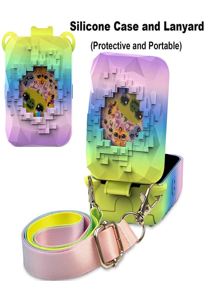 جي سي باين غطاء سيليكون من JCHPINE لحيوان Bitzee Magicals الرقمي التفاعلي، وحافظة واقية لحيوانات Bitzee Magicals الإلكترونية الافتراضية (قوس قزح) - Image 4