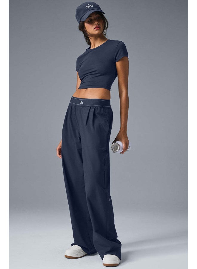 alo ALO Women's Straight Leg Wide-Leg Casual Active Pants  - Image 1