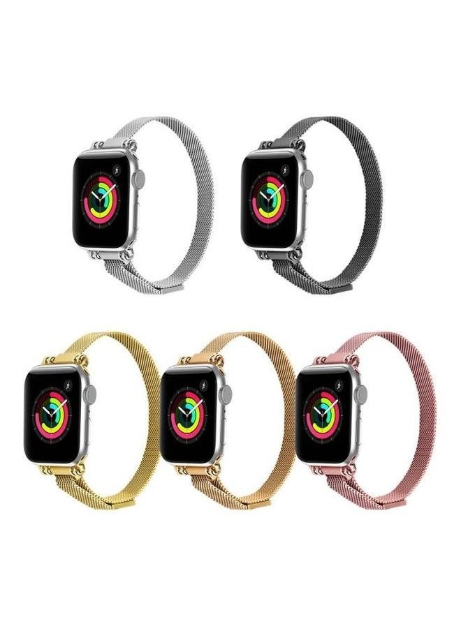 NIBEMINENT - Replacement Watchband For Apple Watch Black - Image 1
