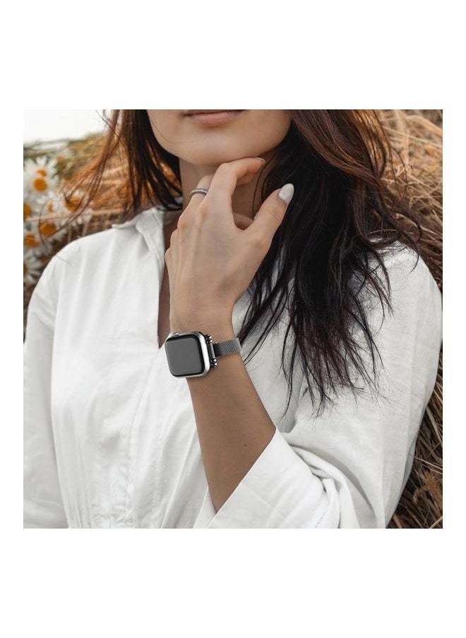 NIBEMINENT - Replacement Watchband For Apple Watch Black - Image 1