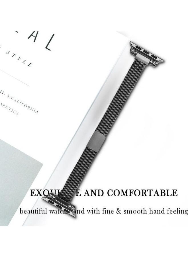 NIBEMINENT - Replacement Watchband For Apple Watch Black - Image 1