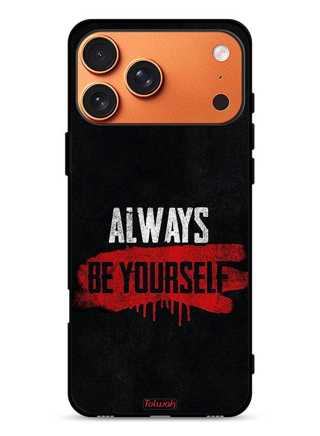 Tolwak Apple iPhone 17 Pro Max Protective Case Cover Always Be Yourself - Image 1